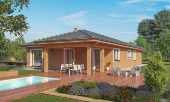 Projet de maison pour terrain plus étroit.